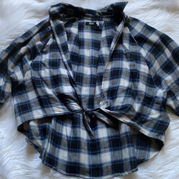 BDG Courtney Flannel Top - Picture 9 of 10